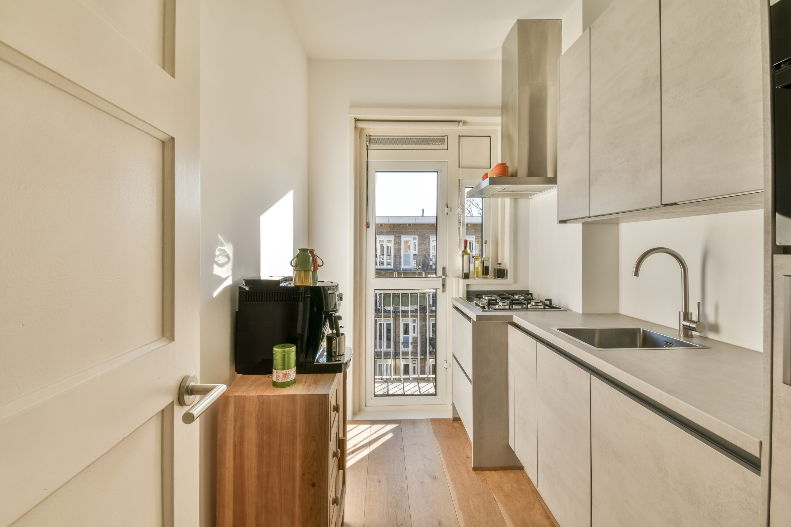 Interior of a modern kitchen of an elite house